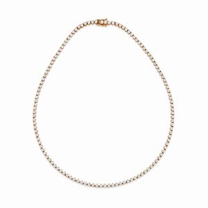 Recarlo - A 18K yellow gold and diamond necklace, Recarlo
