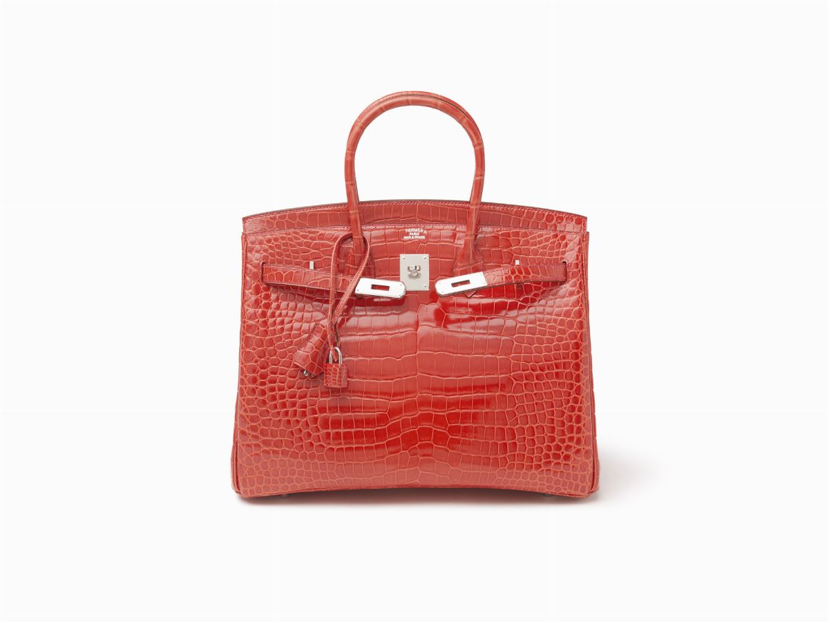 Hermès - Borsa Birkin, Coccodrillo Porosus 35 cm, 2012
