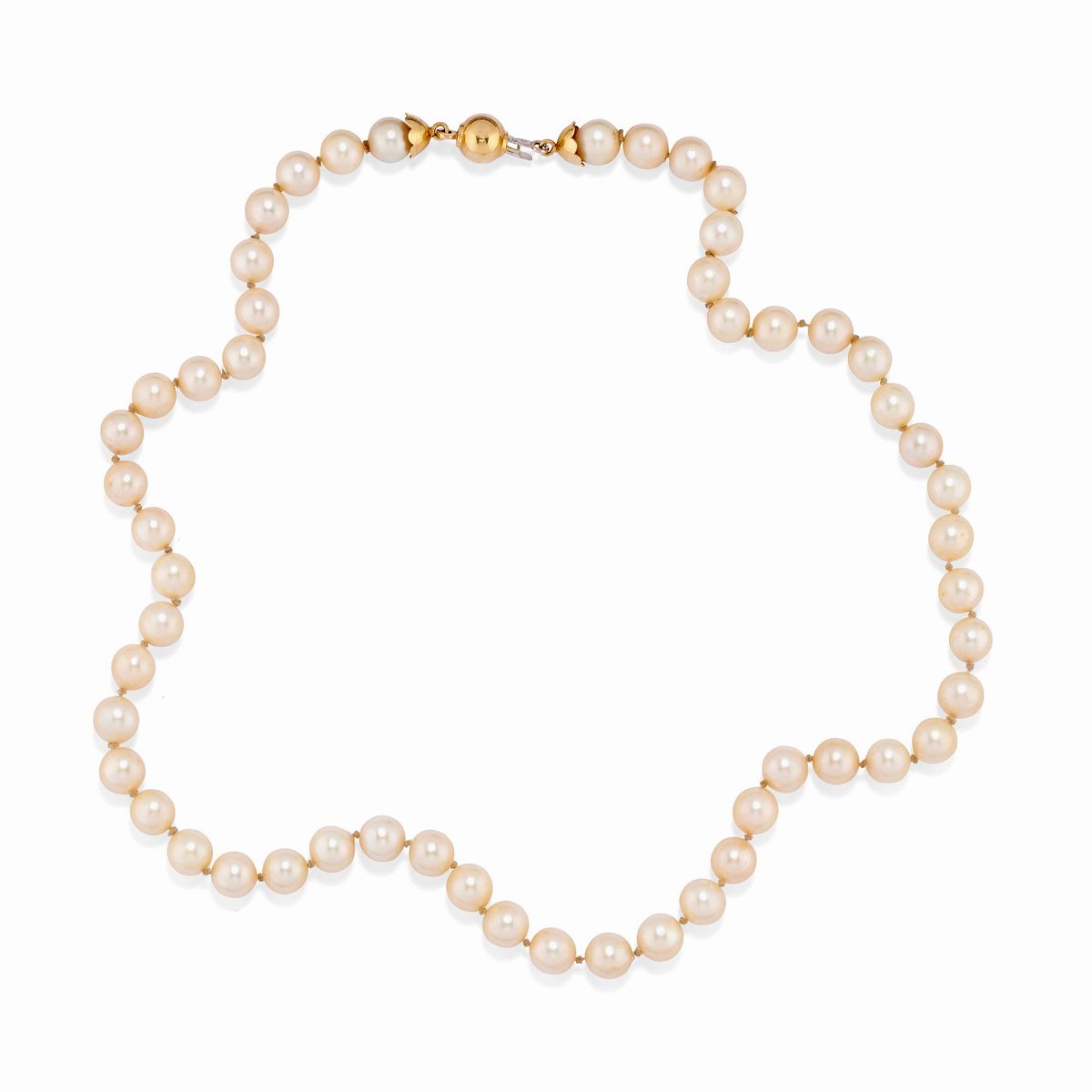 Orecchini e Collana con Perle e Diamanti