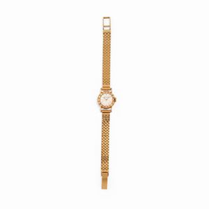 A 18K yellow gold lady's wristwatch, Hausmann