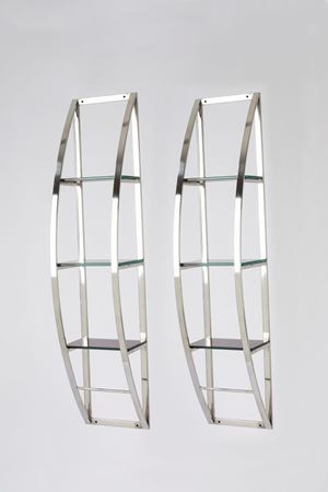 Two hanging etageres
