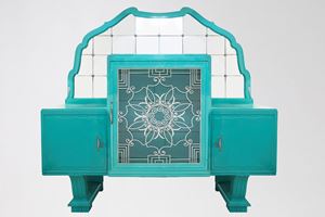 Credenza con specchiera
