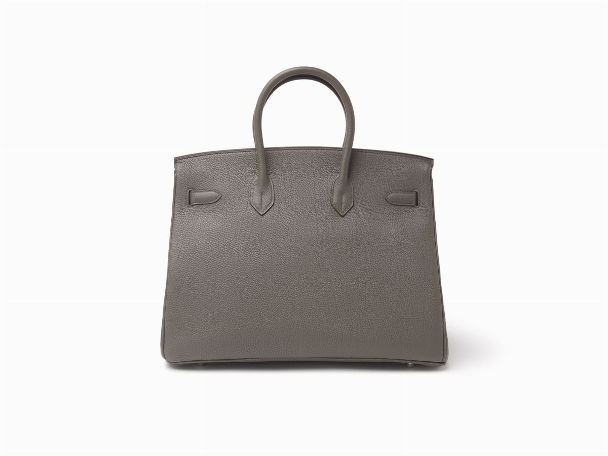 Sold at Auction: Hermes Special Order 35cm Gris Mouette Togo Birkin