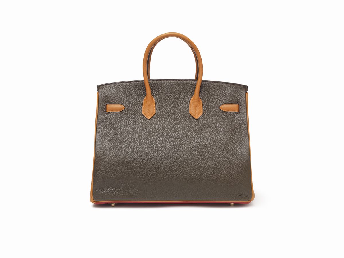 Hermès - Borsa Birkin Horse Shoe (Command Spéciale), 35 cm, pelle taurillon clemence, 2009