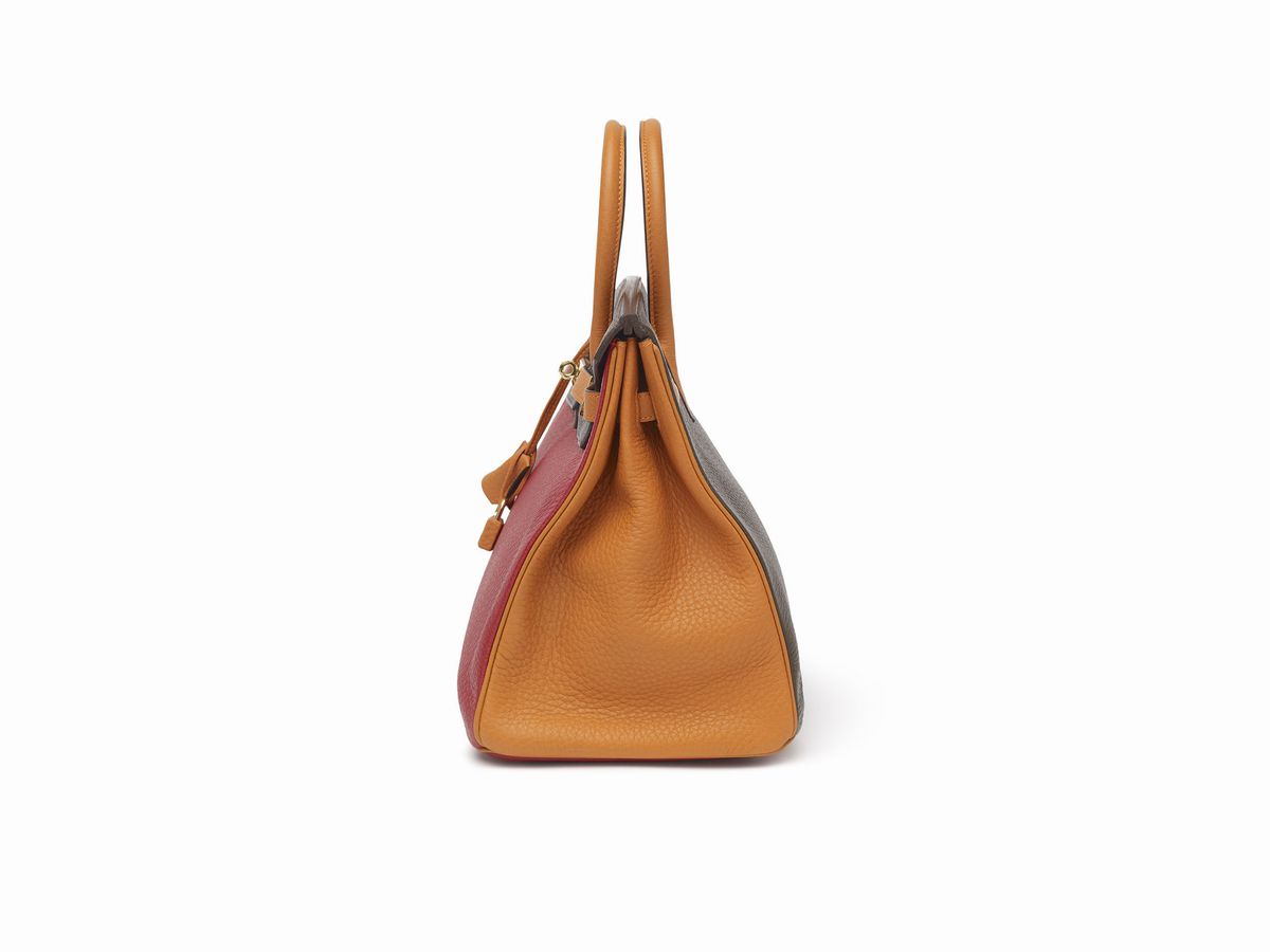 Hermès - Borsa Birkin Horse Shoe (Command Spéciale), 35 cm, pelle taurillon clemence, 2009