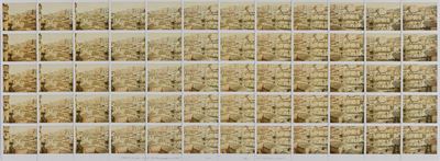 Tributo alla luce finalghirriana, 50 polaroid montate a mosaico