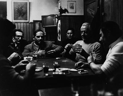 Milano, Trattoria della Briosca, Via A. Sforza, Stampa vintage alla gelatina ai sali d'argento