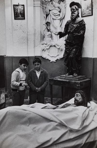 Montelepre, Pasqua - Stampa vintage alla gelatina ai sali d'argento