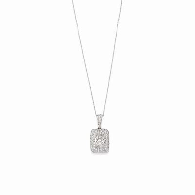 Collana con Pendente in Diamanti