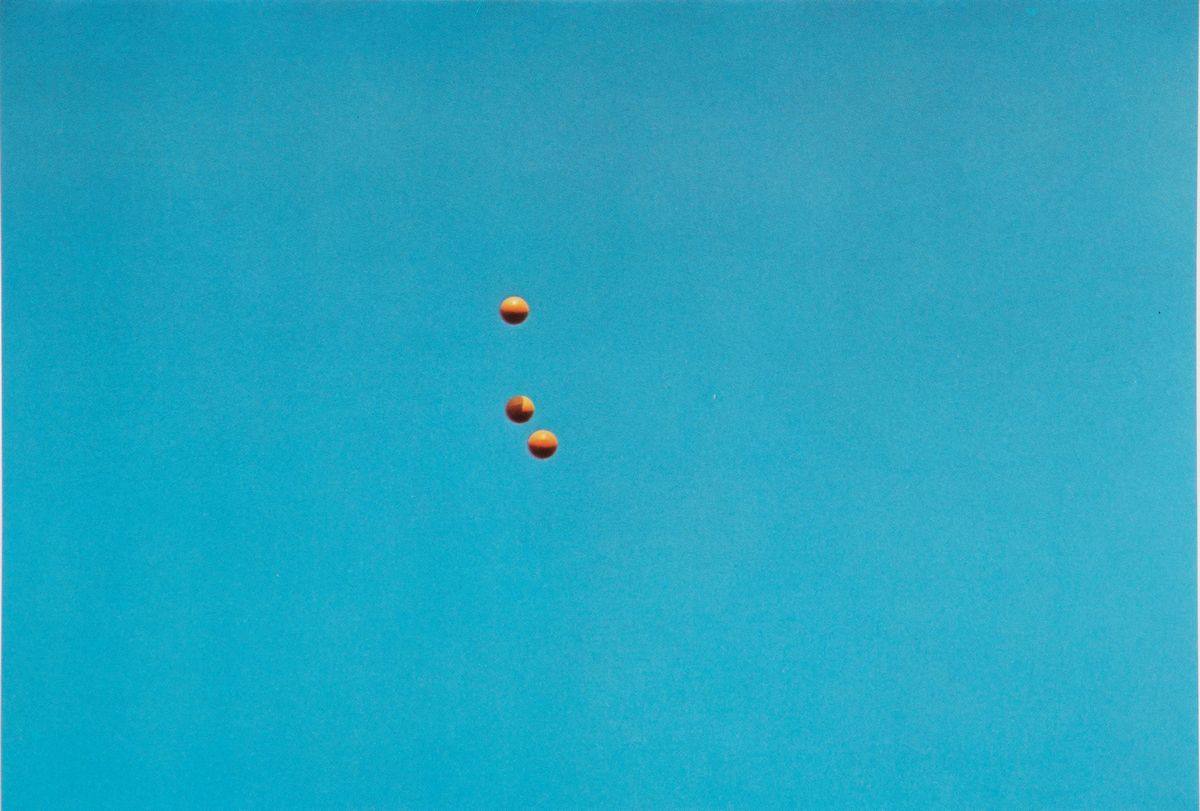 John Baldessari - Throwing Three Balls in the Air to get a Straight Line (best of 36 attempts), 1...
