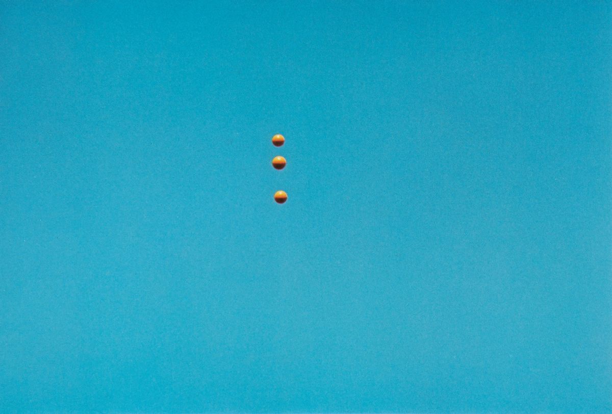 John Baldessari - Throwing Three Balls in the Air to get a Straight Line (best of 36 attempts), 1...