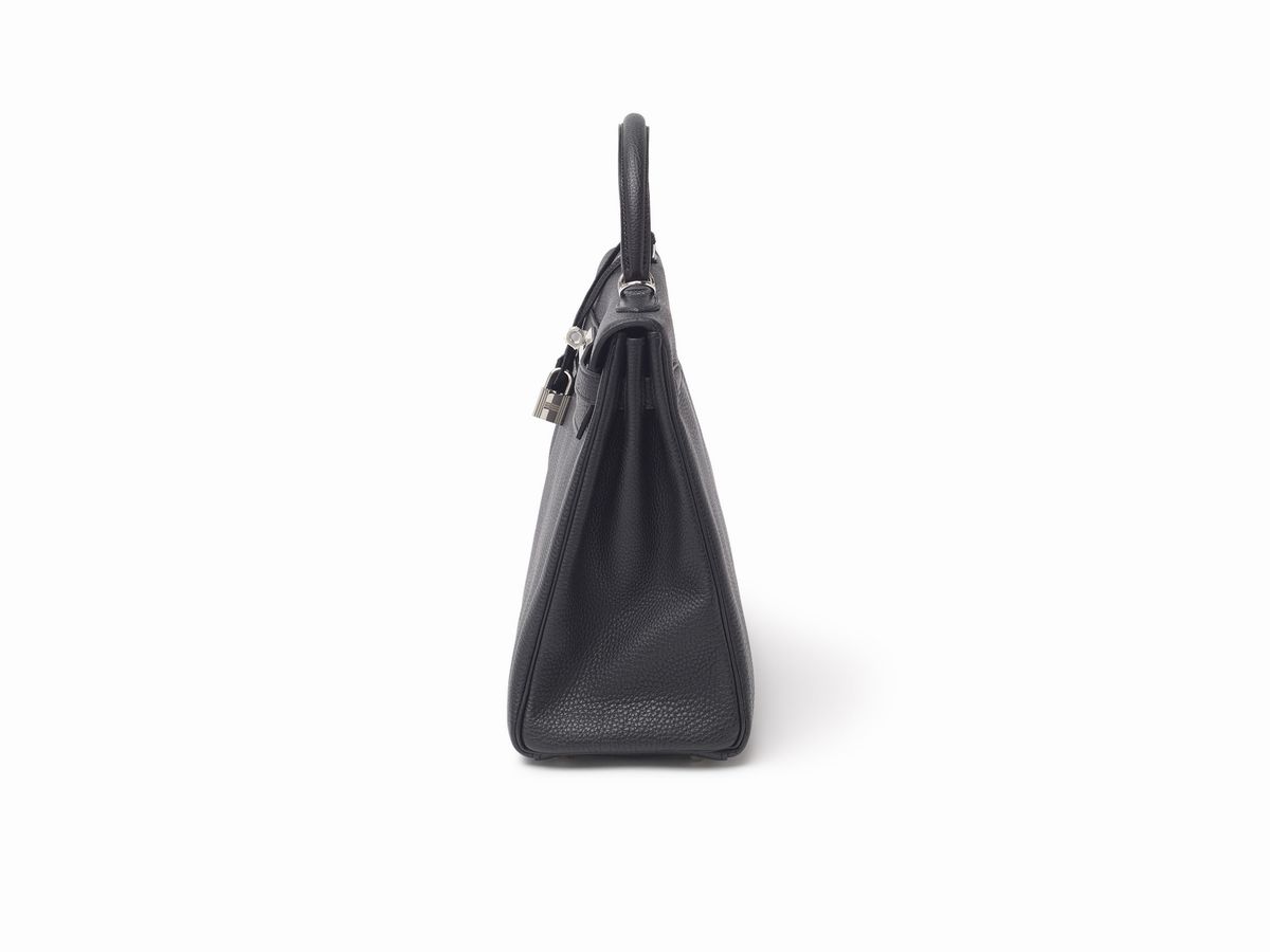 Hermès - Borsa Kelly Retourne, in pelle Togo nera, 35 cm, 2011