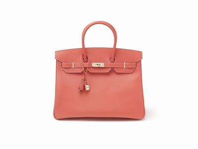 Borsa Birkin, modello Candy 35 cm in pelle Epsom rosa Jaipur, 2012