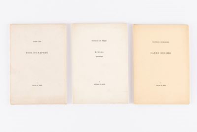 Corpus di 3 Libri D'artista (sandro Chia; Ferruccio De Filippi; Gianfranco Notargiacomo) dal Cicl...