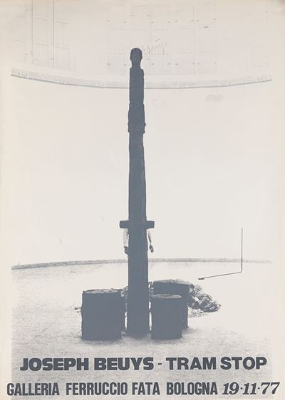 Tram stop, manifesto, 1977