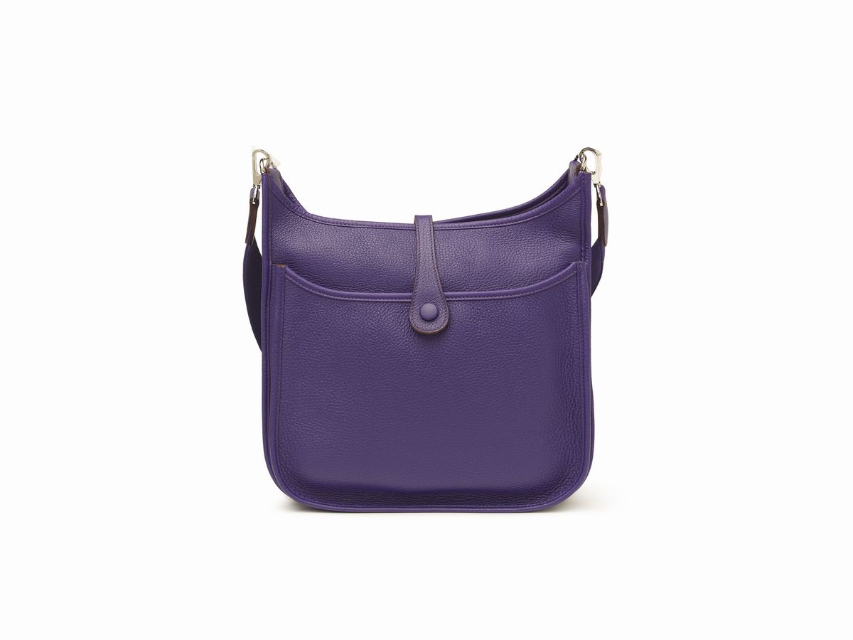Hermès - Borsa Evelyne, 29 cm in pelle taurillon clemence color iris