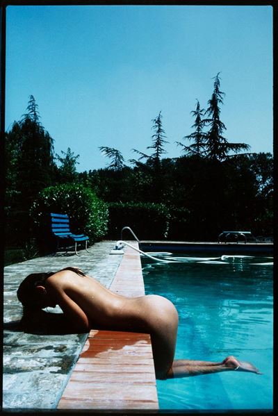 Swimming pool, stampa cibachrome vintage