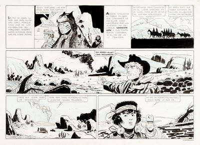Il castello di Titlàn, matita, pastello e china su cartoncino