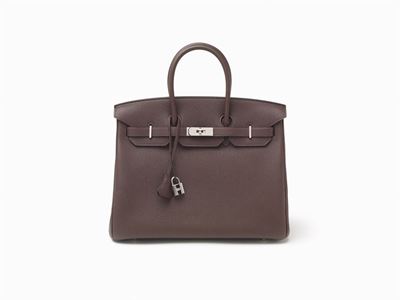 Borsa Birkin, 35 cm, pelle togo color cioccolato, 2010