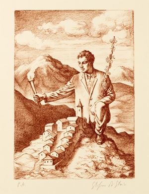 Di Stasio Stefano - Due litografie a colori