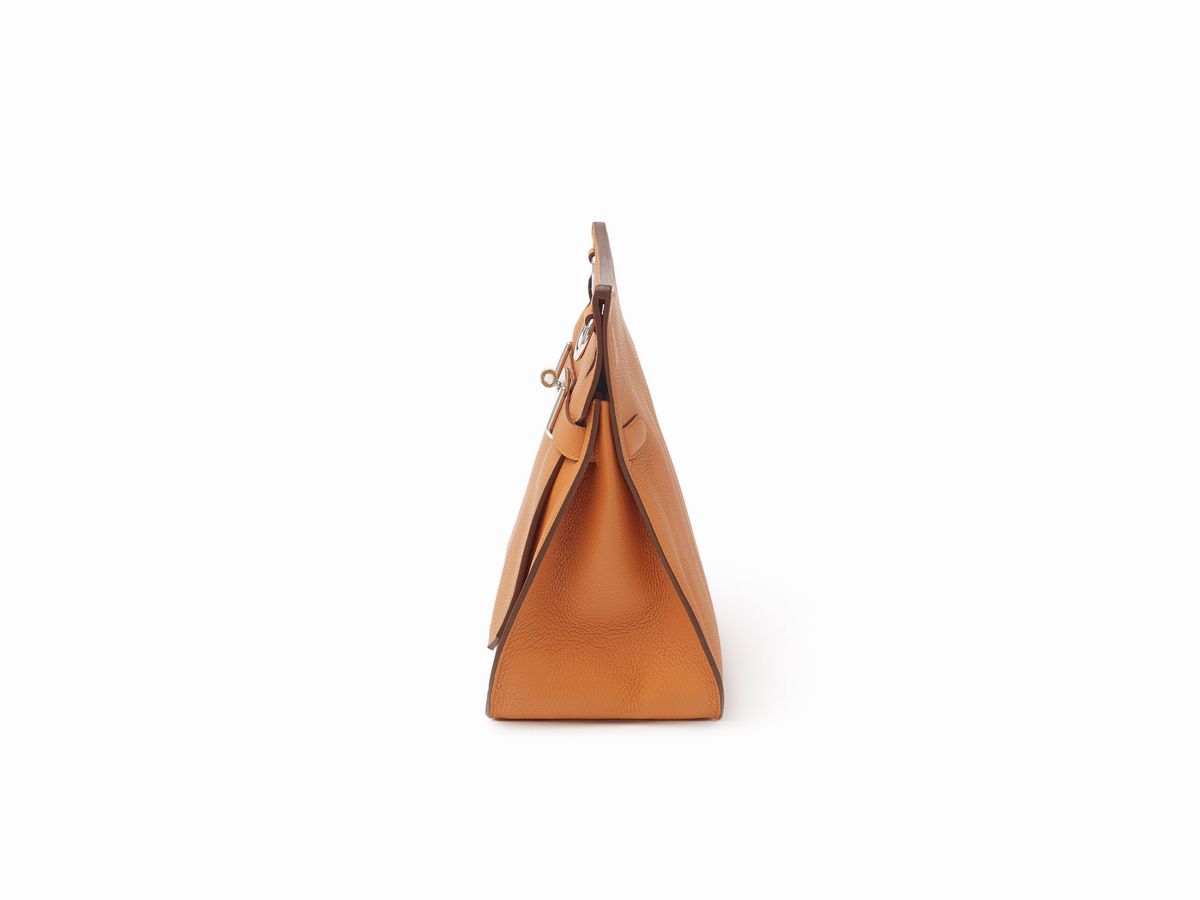 Hermès - Borsa Jypsiere, pelle taurillon clemence arancione, 34 cm, 2012