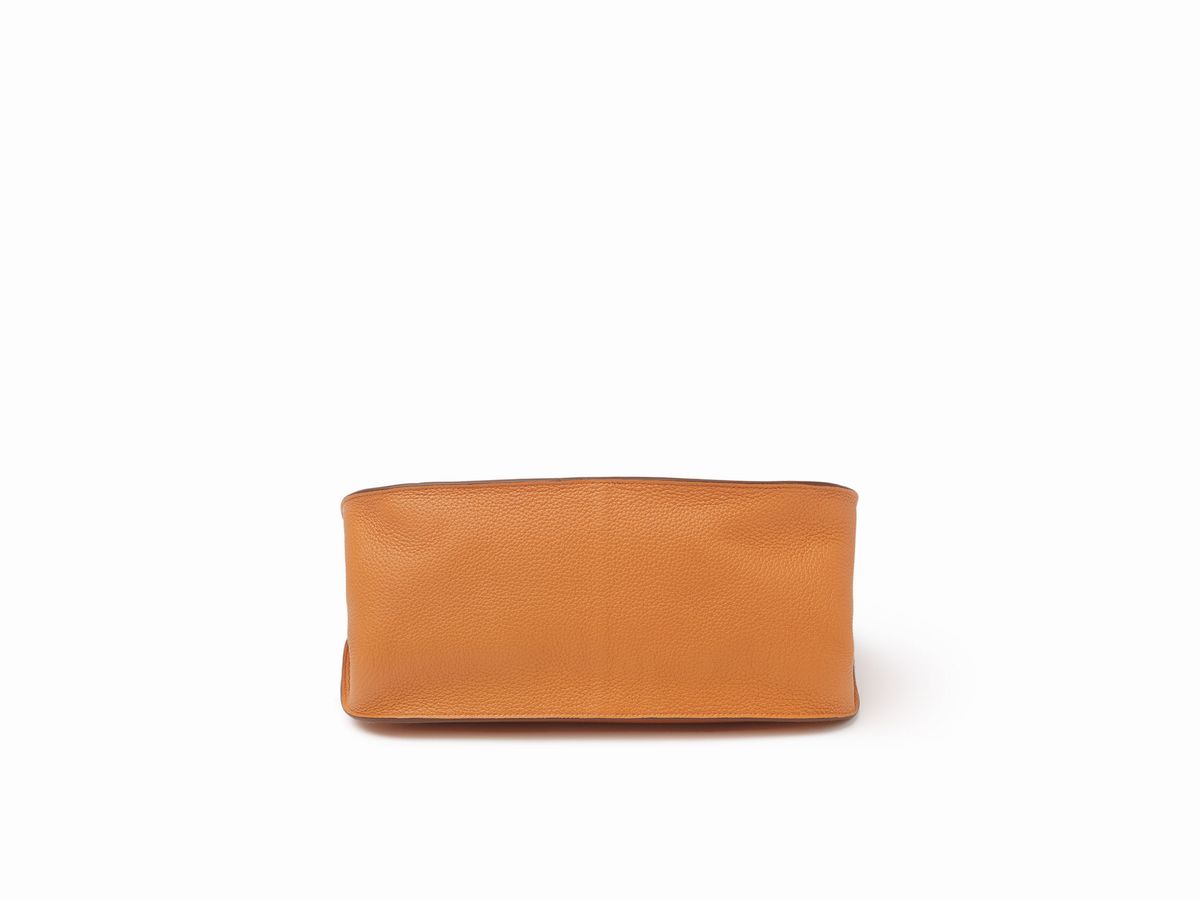 Hermès - Borsa Jypsiere, pelle taurillon clemence arancione, 34 cm, 2012