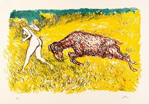 Guttuso Renato - Zodiac signs - Aries