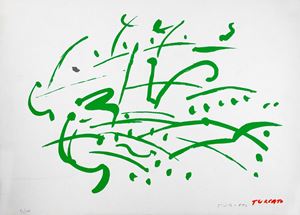 Turcato Giulio - Composition in green