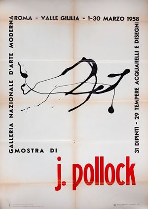 Pollock Jackson - Exhibition at the National Gallery of Modern Art in Rome