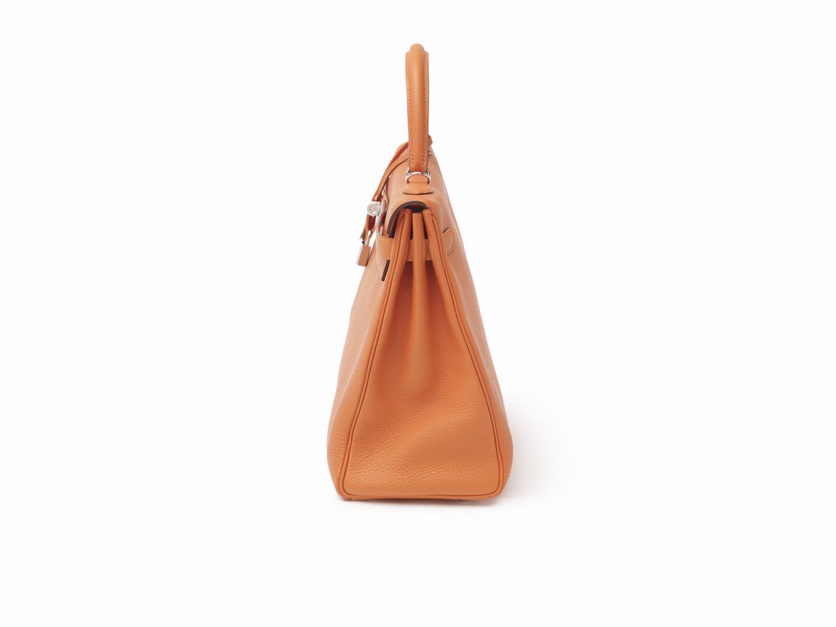 Hermès - Borsa Kelly Retourne, 35 cm in pelle Togo arancione, 2011