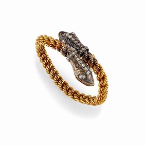 Bracciale con diamanti