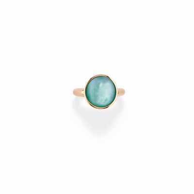 Anello con Madreperla Azzurra