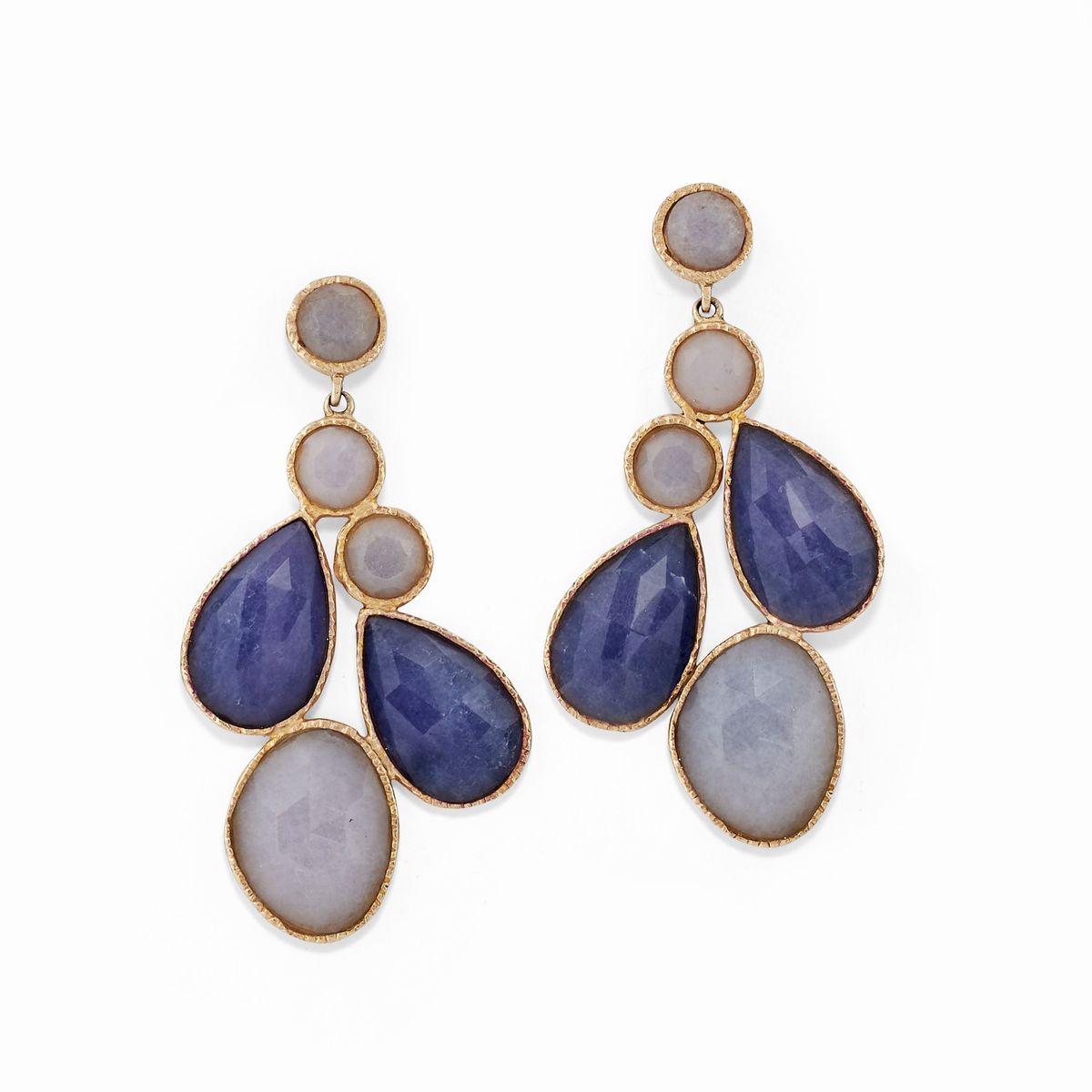 Orecchini e Anello con Pietre Colorate