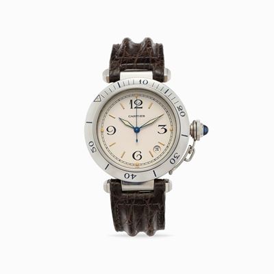 Cassa rotonda in acciaio, Orologio Pasha 1040, anni ‘90
