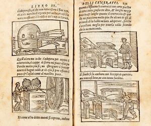 Metallurgia - Chimica - Biringuccio, Vannoccio - Pirotechnia [...] nella quale si tratta non solo della diuersità delle minere, ma ancho di quanto si ricerca alla pratica di esse. E di quanto s'appartiene all'arte della fusione, ò getto, de metalli. Far campane, arteglierie, fuochi artificiati, & altre diuerse cose utilissime