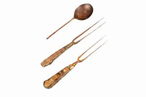  - Lot of three cutlery, 17th century
