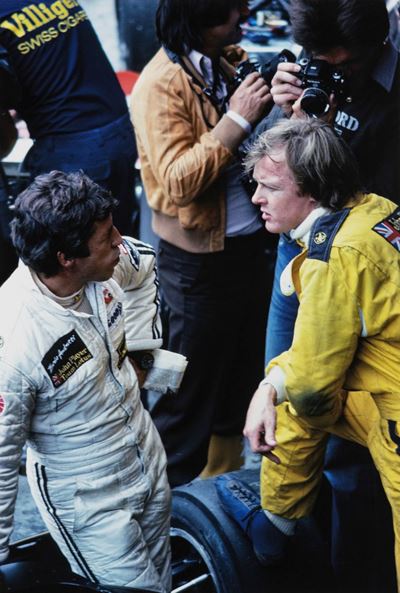 Mario Andretti e Ronnie Peterson - Stampa successiva a getto d'inchiostro