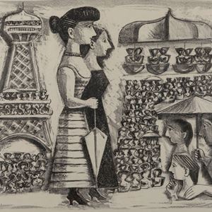 Senza titolo (Donne alla Torre Eiffel)