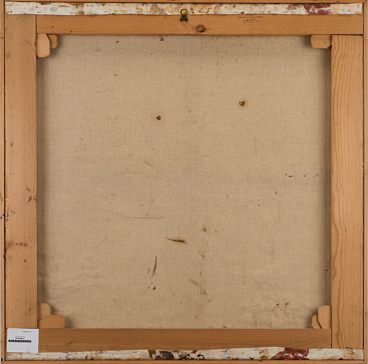 Ennio Morlotti - Senza titolo, olio su tela cm 80x80, metà anni '80