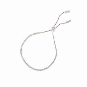 A 18K white gold and diamond bracelet