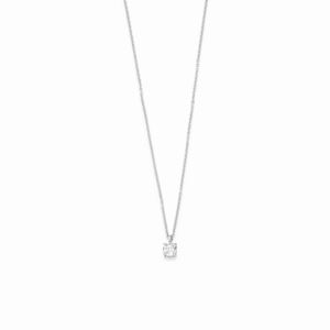  - A 18K white gold and diamond necklace