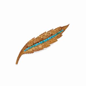 Spilla con turchesi, 1960-70