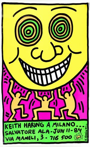 Keith Haring a Milano, Mostra di Salvatore Ala