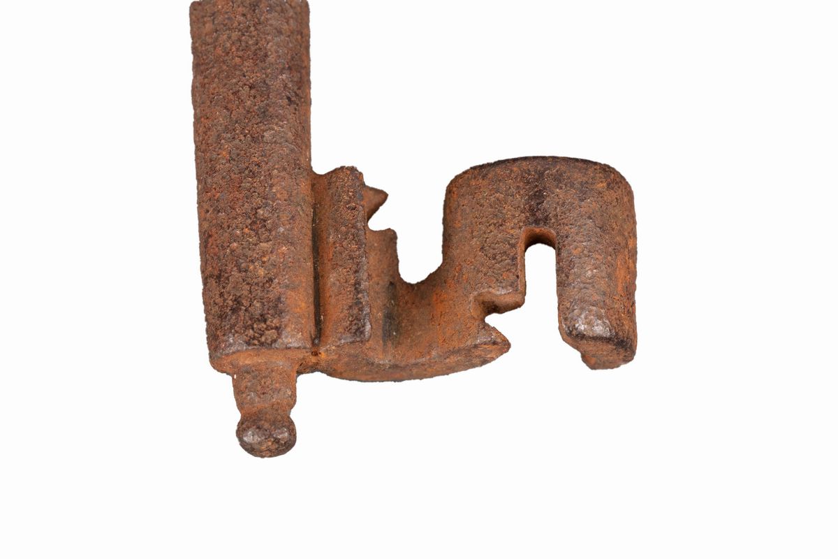 Set di sei antiche chiavi in ferro e bronzo, Venezia, fine XVI - inizio XVII secolo