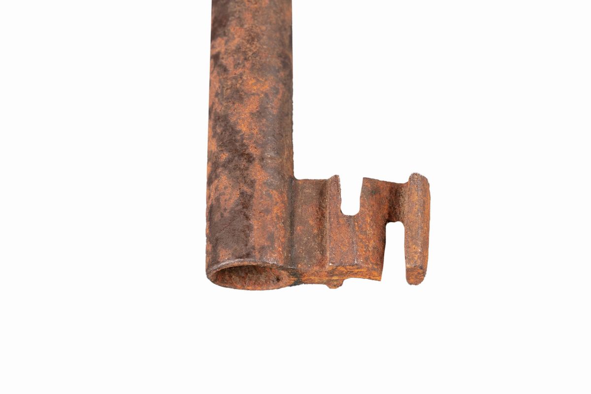 Set di sei antiche chiavi in ferro e bronzo, Venezia, fine XVI - inizio XVII secolo