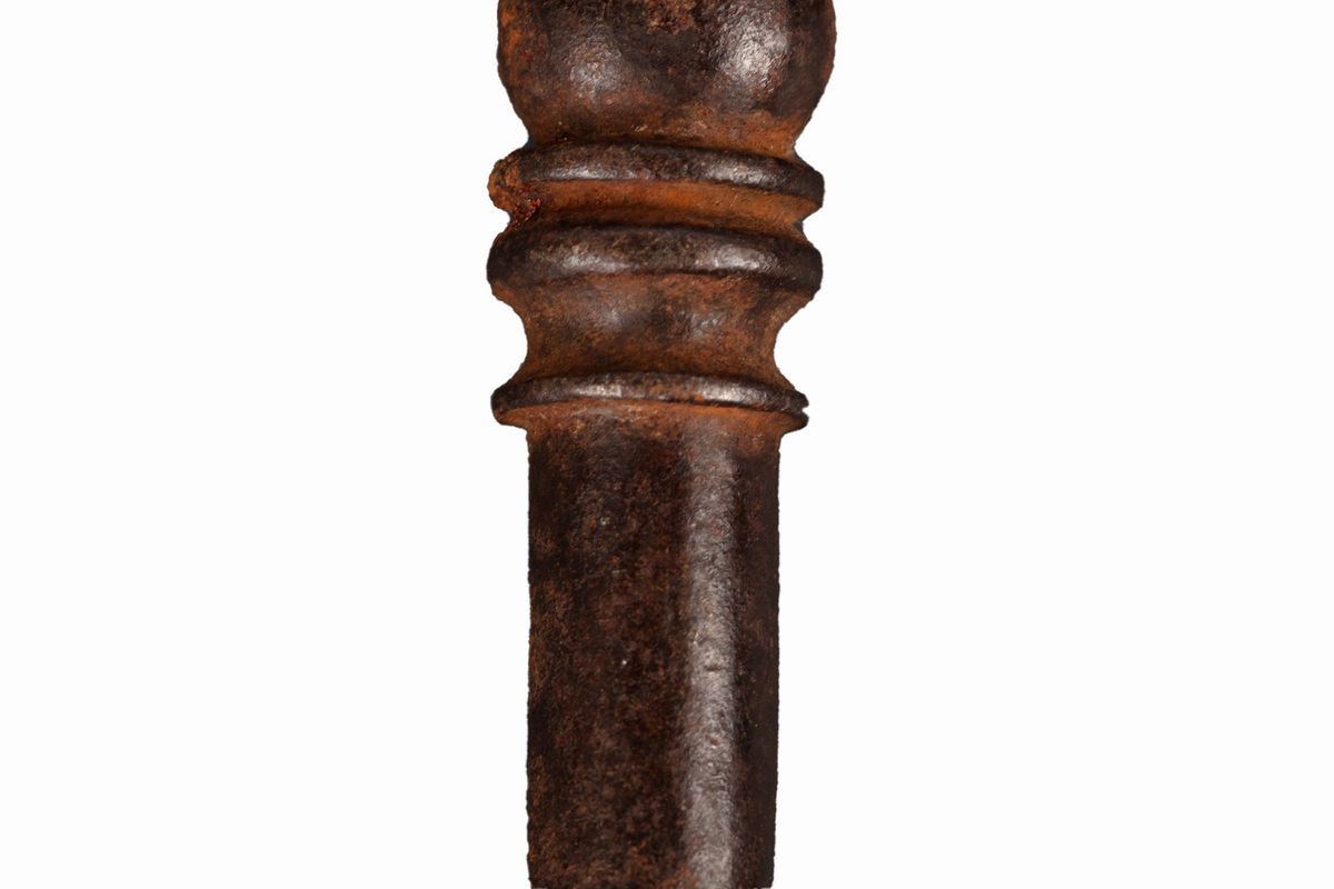 Chiavi in ferro, secoli XVII - XVIII, lotto composto da otto esemplari