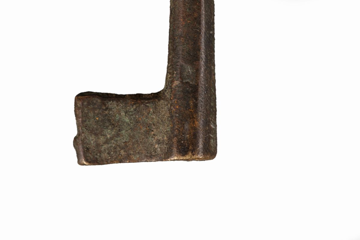 Chiavi in ferro, secoli XVII - XVIII, lotto composto da otto esemplari