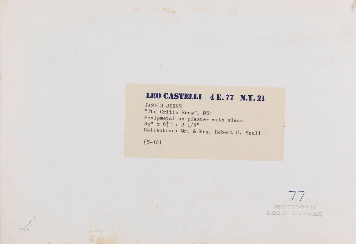 Rudy Burckhardt - Jasper Johns, The Critic Sees