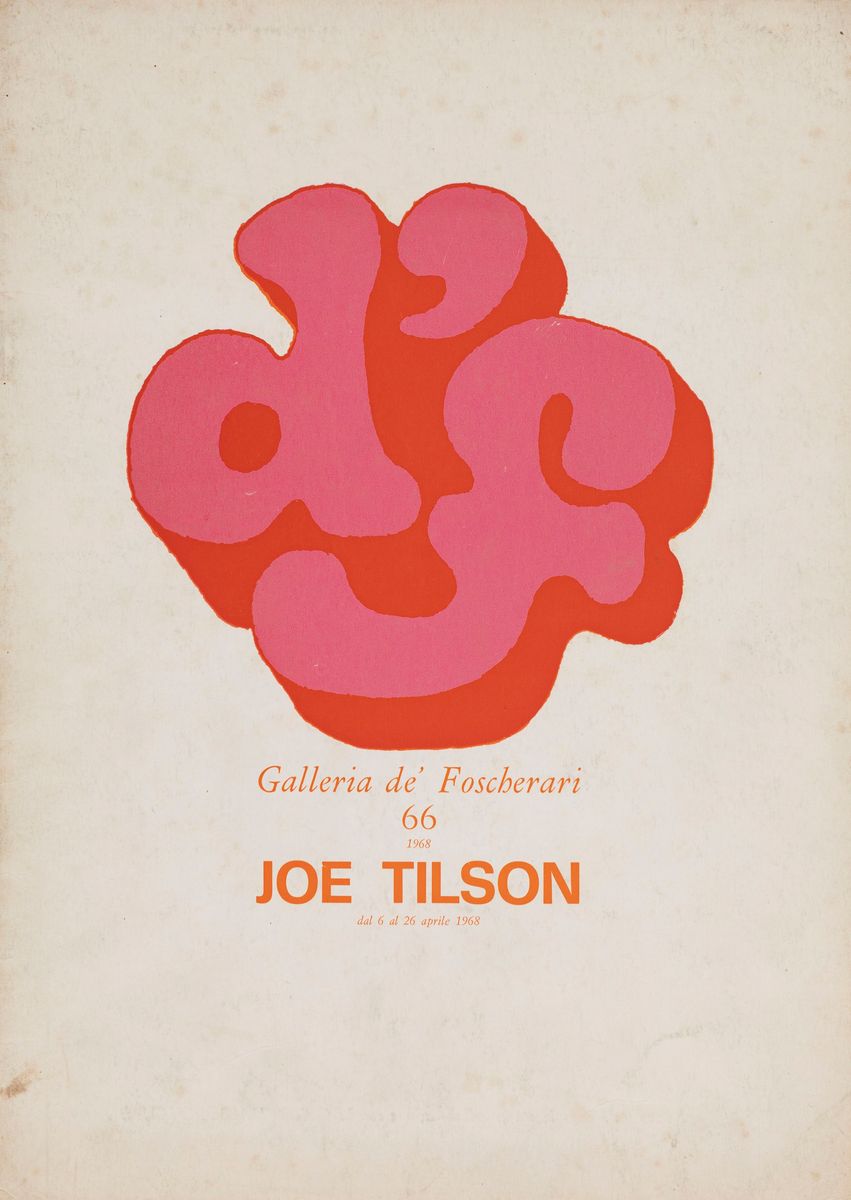 Lotto Composto da 01 Joe Tilson, Galleria De' Foscherari, Catalogo della Mostra e 01 Stampa Fotog...