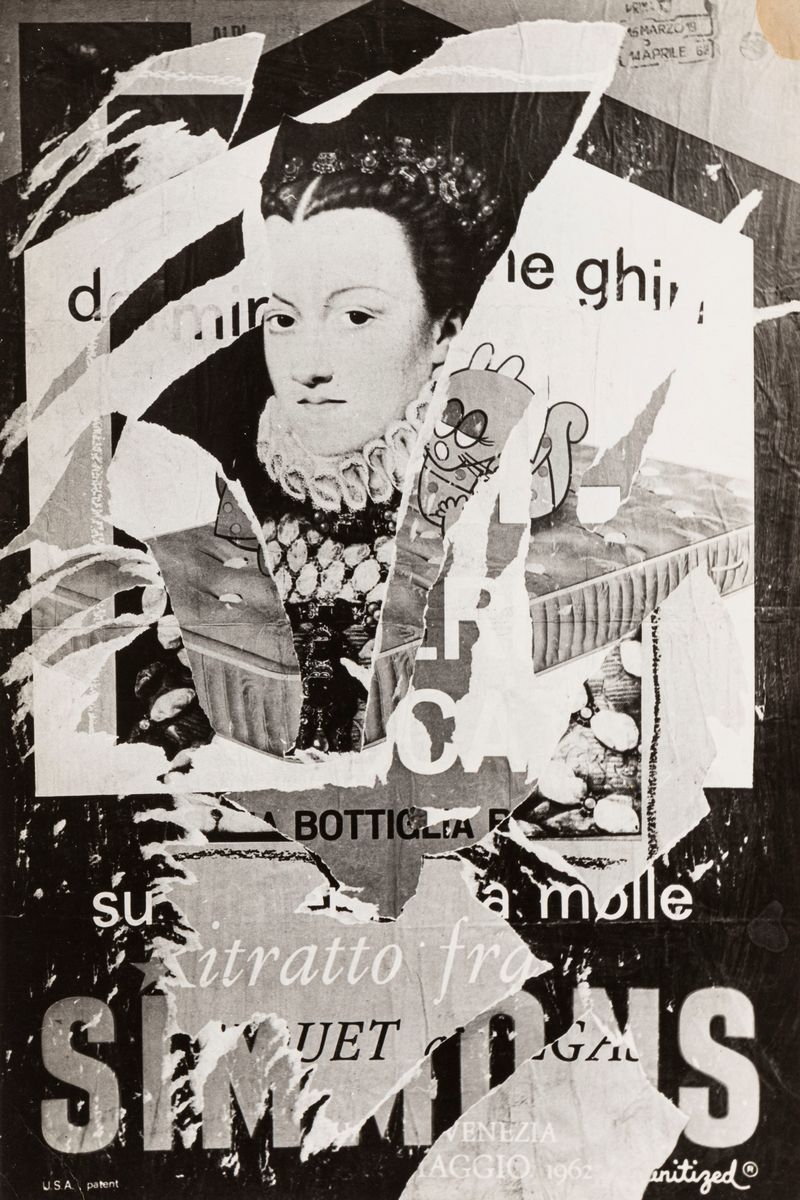Lotto Composto da Monografia di Mimmo Rotella e 02 Stampe Fotografiche Firmate